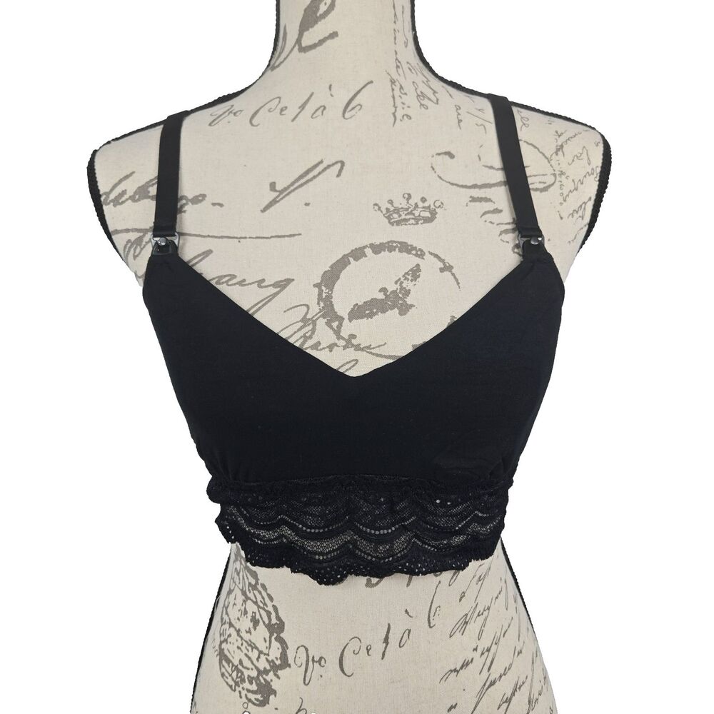 Cosabella Women's Size Medium Black Ceylon Modal Nursing Bra NWT